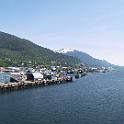 Following three other cruise ships into Ketchikan.