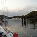 And into Thetis Island Marina, picked largely because the website listed a pub!