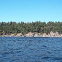And Sunday we were on our way home.  Here we're passing Galiano Island.